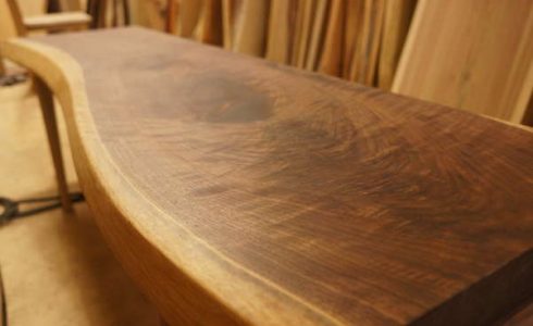 ブラックウォルナット無垢一枚板