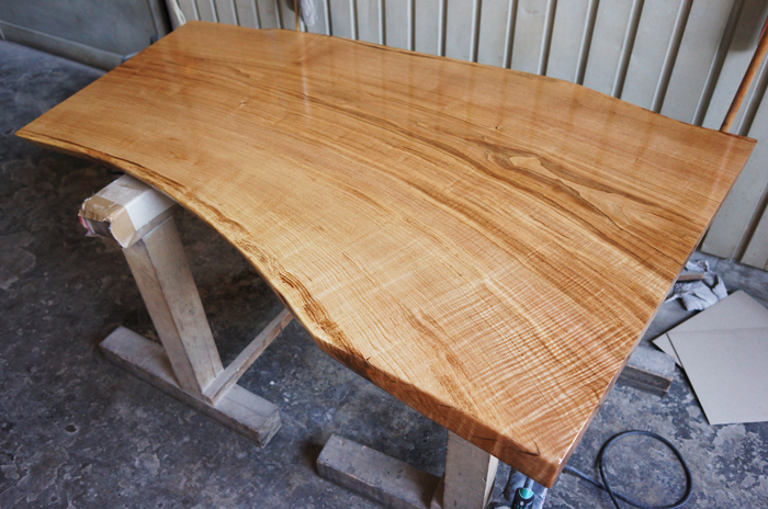 栗一枚板テーブル