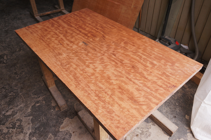 ブビンガ一枚板テーブル天板