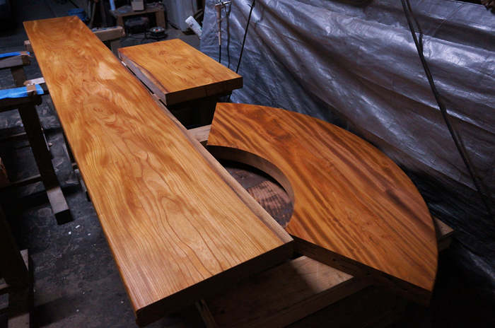 無垢一枚板カウンター