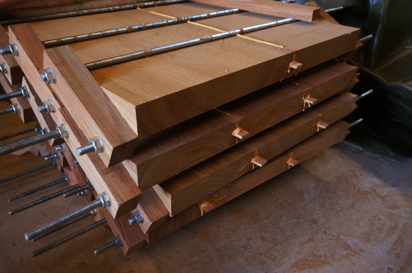 ケヤキ無垢テーブル