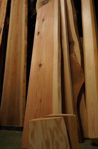 杉の木一枚板棚板