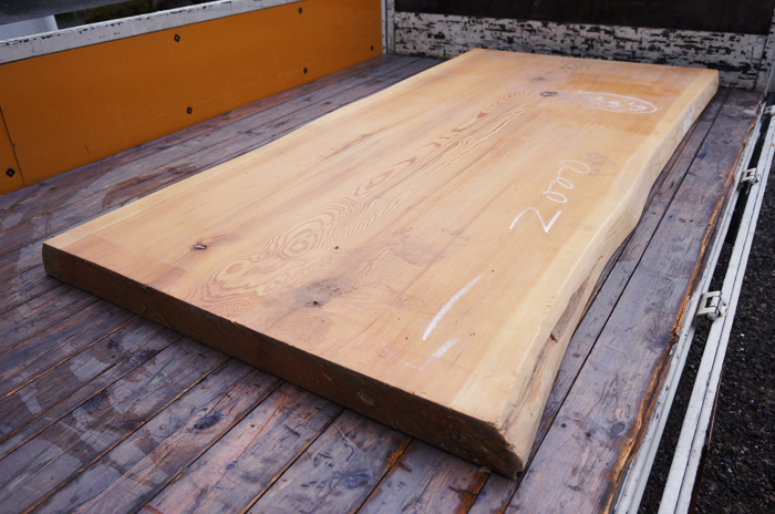 杉一枚板テーブル天板