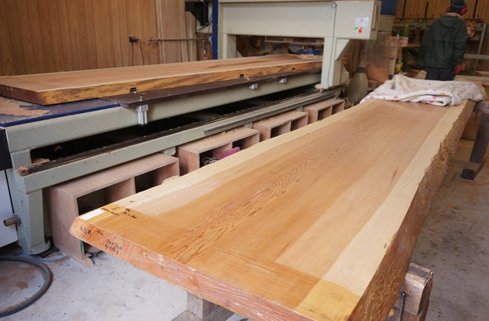 杉一枚板テーブル