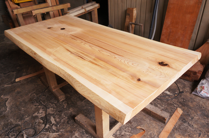 杉一枚板テーブル