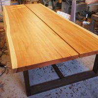 会議用一枚板テーブル