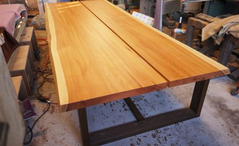 会議用一枚板テーブル