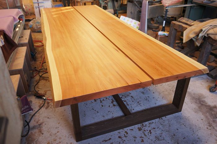 会議用一枚板テーブル