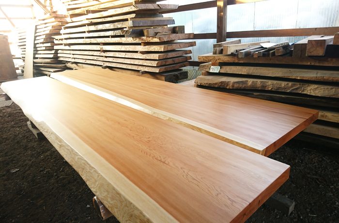 杉無垢会議テーブル