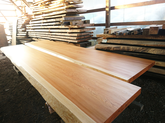 杉無垢会議テーブル