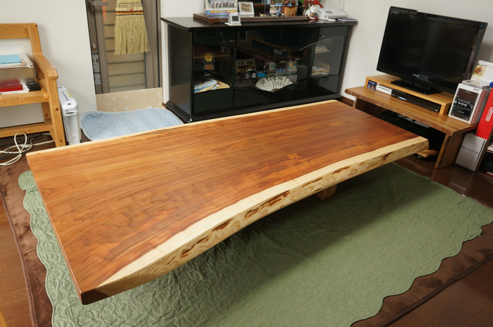 杉一枚板テーブル