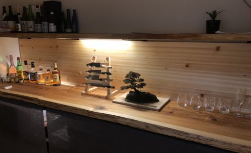 無垢一枚板カウンター