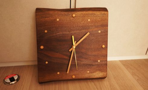 手づくり木の時計