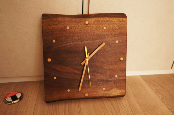 手づくり木の時計