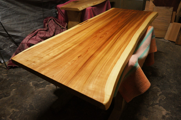 杉一枚板ダイニングテーブル