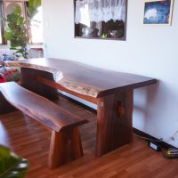 天然木一枚板テーブル