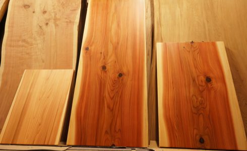 杉一枚板テーブル