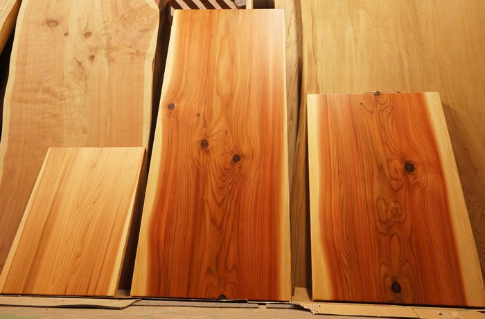 杉一枚板テーブル