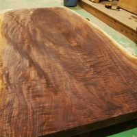 ブラックウォルナット一枚板テーブル天板