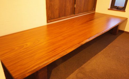 一枚板書斎テーブル