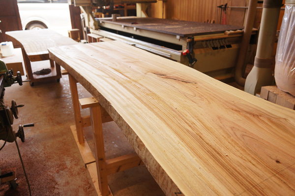 クスノキ無垢カウンター