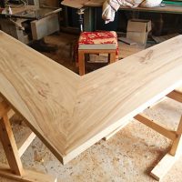 無垢一枚板カウンター