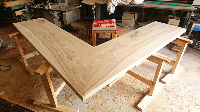 無垢カウンター