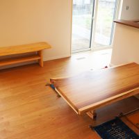 天然木無垢テレビ台