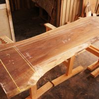 ブラックウォルナットTV台