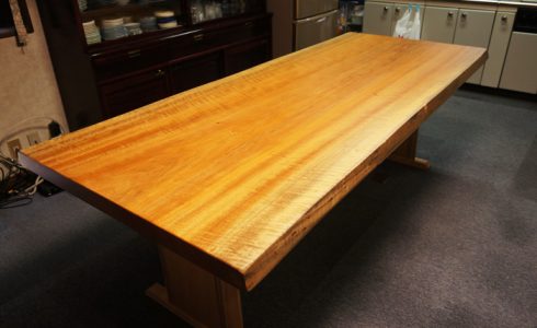 椨一枚板テーブル