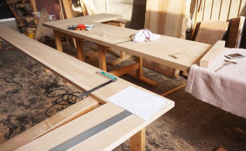 一枚板カウンター