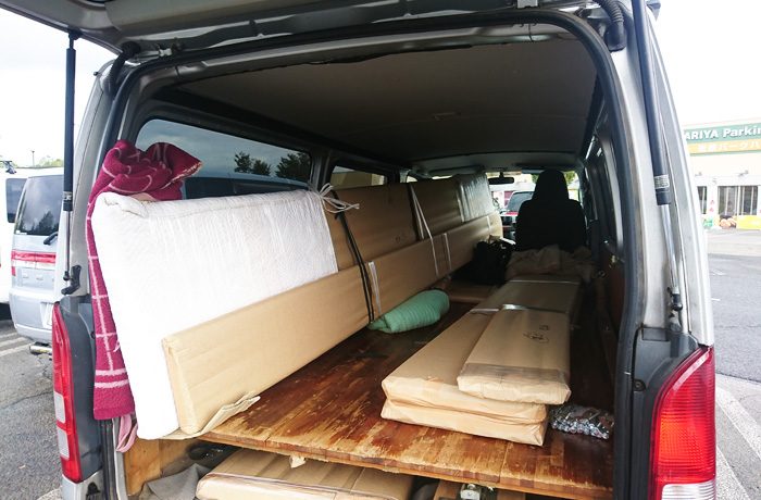 ハイエース積載