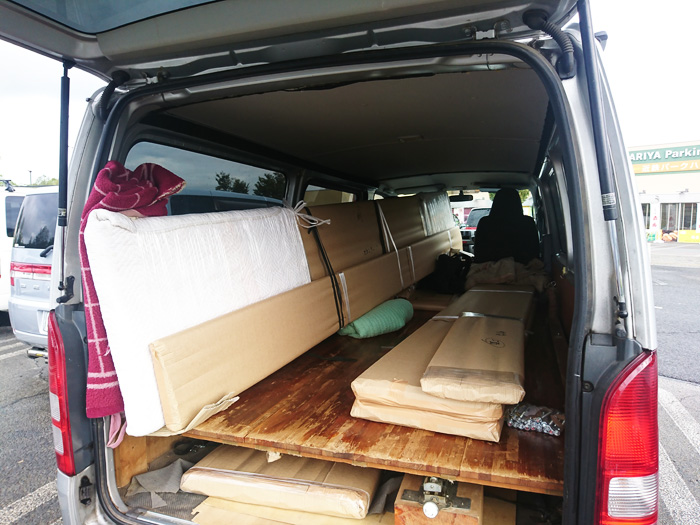 ハイエース積載