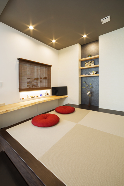 栃の木一枚板カウンター