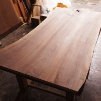 ウォルナット一枚板