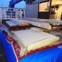 ケヤキカウンター引き取り