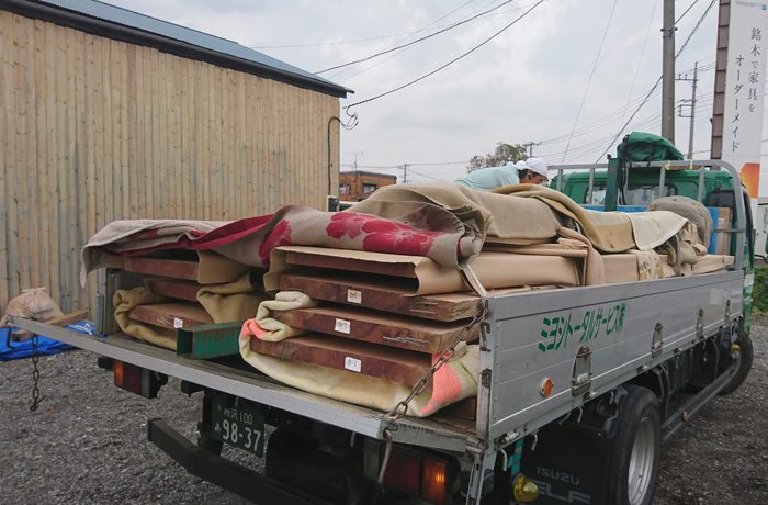 木の一枚板お引き取り