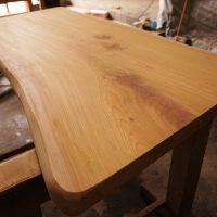 ケヤキ無垢天板