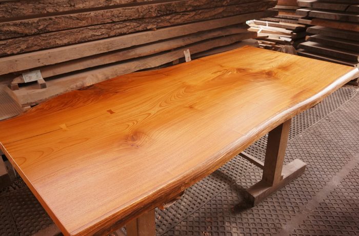 ケヤキ一枚板テーブル天板