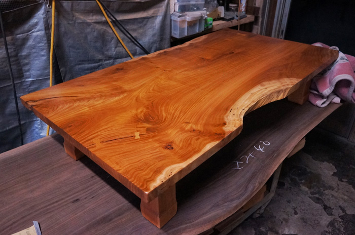 一枚板仕上げ直し