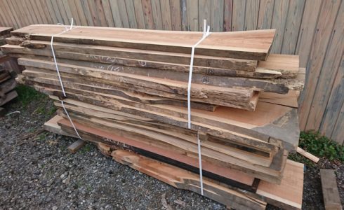 持ち込みの材木製材