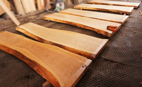 一枚板のお手入れ