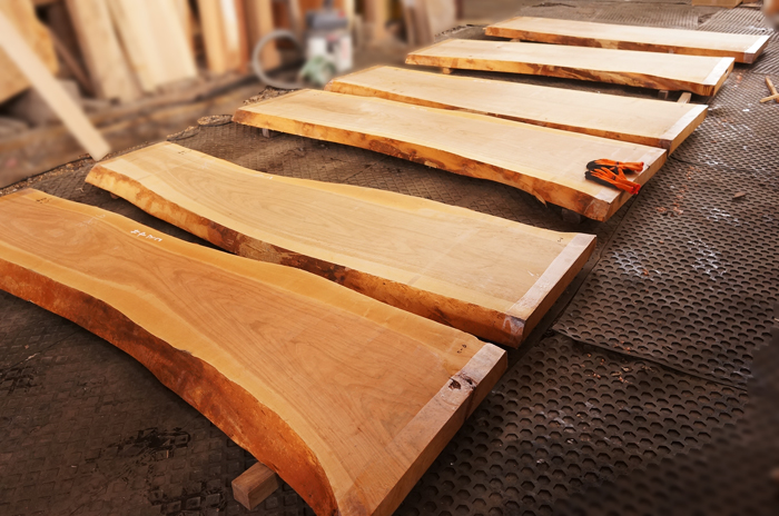 一枚板のお手入れ