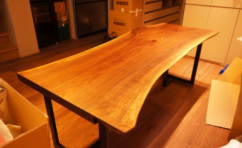 ブラックウォルナット天板