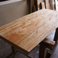 栃の木一枚板テーブル天板