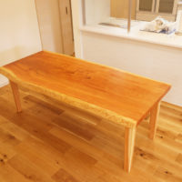 杉一枚板テーブル