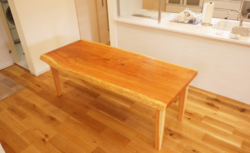 杉一枚板テーブル