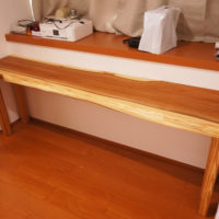 一枚板カウンターテーブル