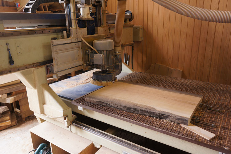 一枚板平面出し