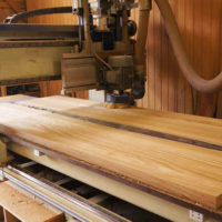 アサメラ一枚板加工